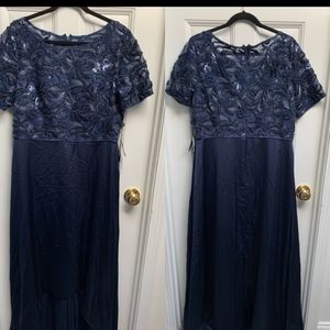 Blue adrianna papell dress